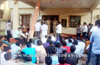 BJP protests outside Mulki police station opposing arrest of ‘innocents’